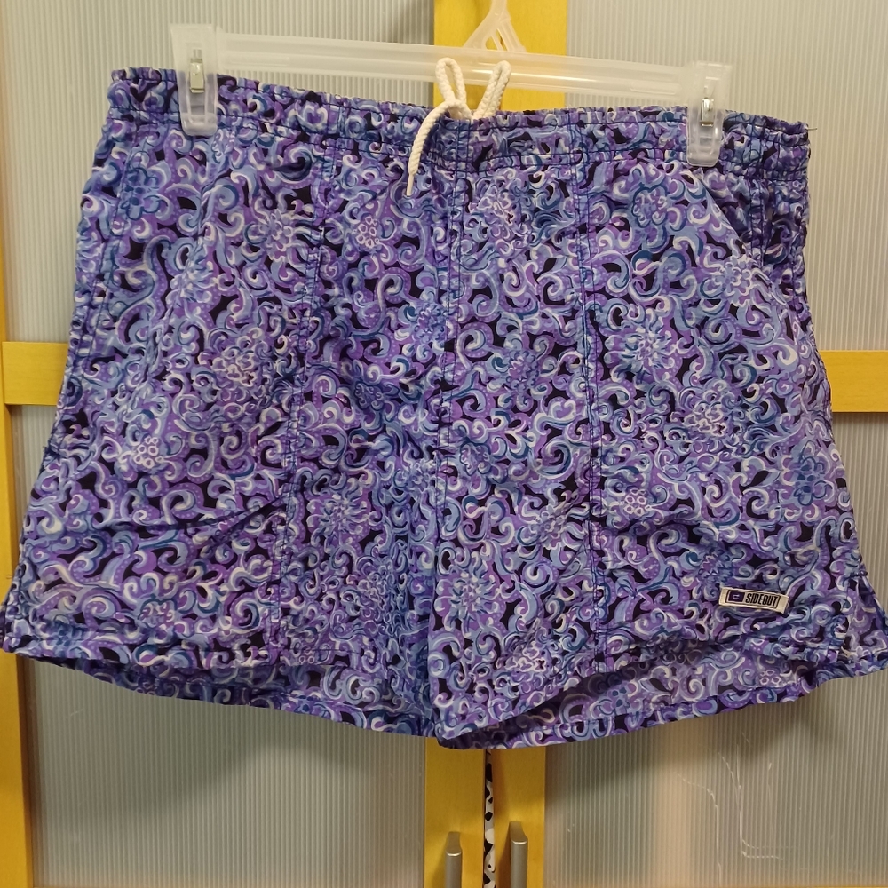 VINTAGE 80'S-90'S SideOut paisley shorts men's sz L-XL 36"
